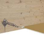 Senkrechtmarkise Beige 140x1200 cm Oxford-Gewebe