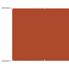 Senkrechtmarkise Terrakotta 100x800 cm Oxford-Gewebe
