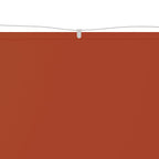Senkrechtmarkise Terrakotta 100x1200 cm Oxford-Gewebe