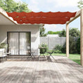 Senkrechtmarkise Terrakotta 140x800 cm Oxford-Gewebe