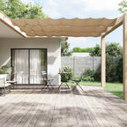 Senkrechtmarkise Taupe 100x1000 cm Oxford-Gewebe