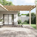 Senkrechtmarkise Taupe 140x600 cm Oxford-Gewebe