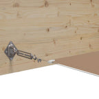 Senkrechtmarkise Taupe 180x1000 cm Oxford-Gewebe
