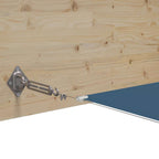 Senkrechtmarkise Blau 60x800 cm Oxford-Gewebe