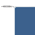 Senkrechtmarkise Blau 140x800 cm Oxford-Gewebe