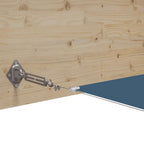 Senkrechtmarkise Blau 180x1000 cm Oxford-Gewebe