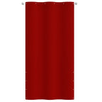 Balkon-Sichtschutz Rot 120x240 cm Oxford-Gewebe