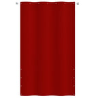 Balkon-Sichtschutz Rot 140x240 cm Oxford-Gewebe
