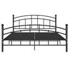 Bettgestell Schwarz Metall 160x200 cm