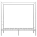 Himmelbett Weiß Metall 100x200 cm