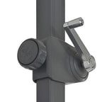 Ampelschirm mit Aluminium-Mast 250x250 cm Bordeauxrot
