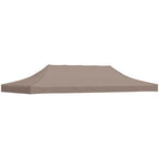Partyzelt-Dach 6x3 m Taupe 270 g/m²