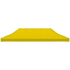 Partyzelt-Dach 6x3 m Gelb 270 g/m²