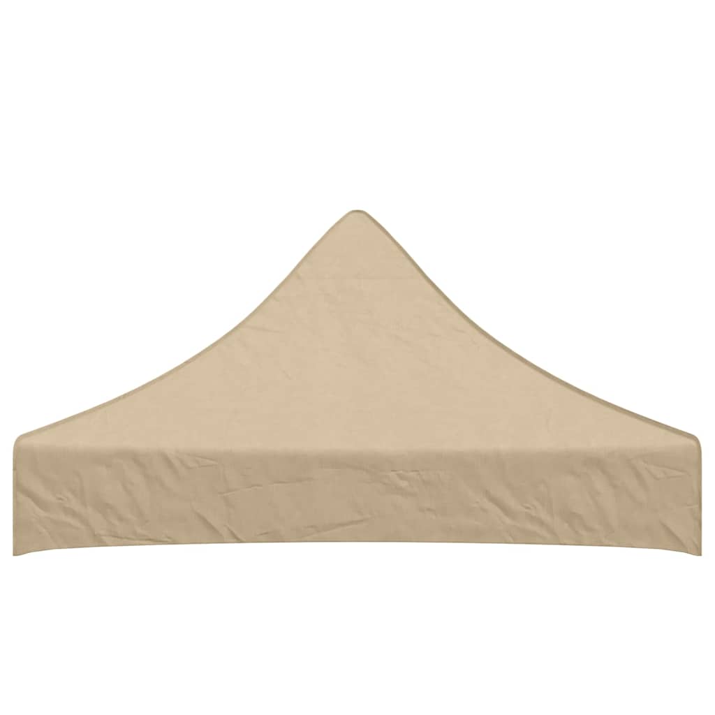 Partyzelt-Dach 2x2 m Beige 270 g/m²