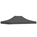 Partyzelt-Dach 4x3 m Anthrazit 270 g/m²