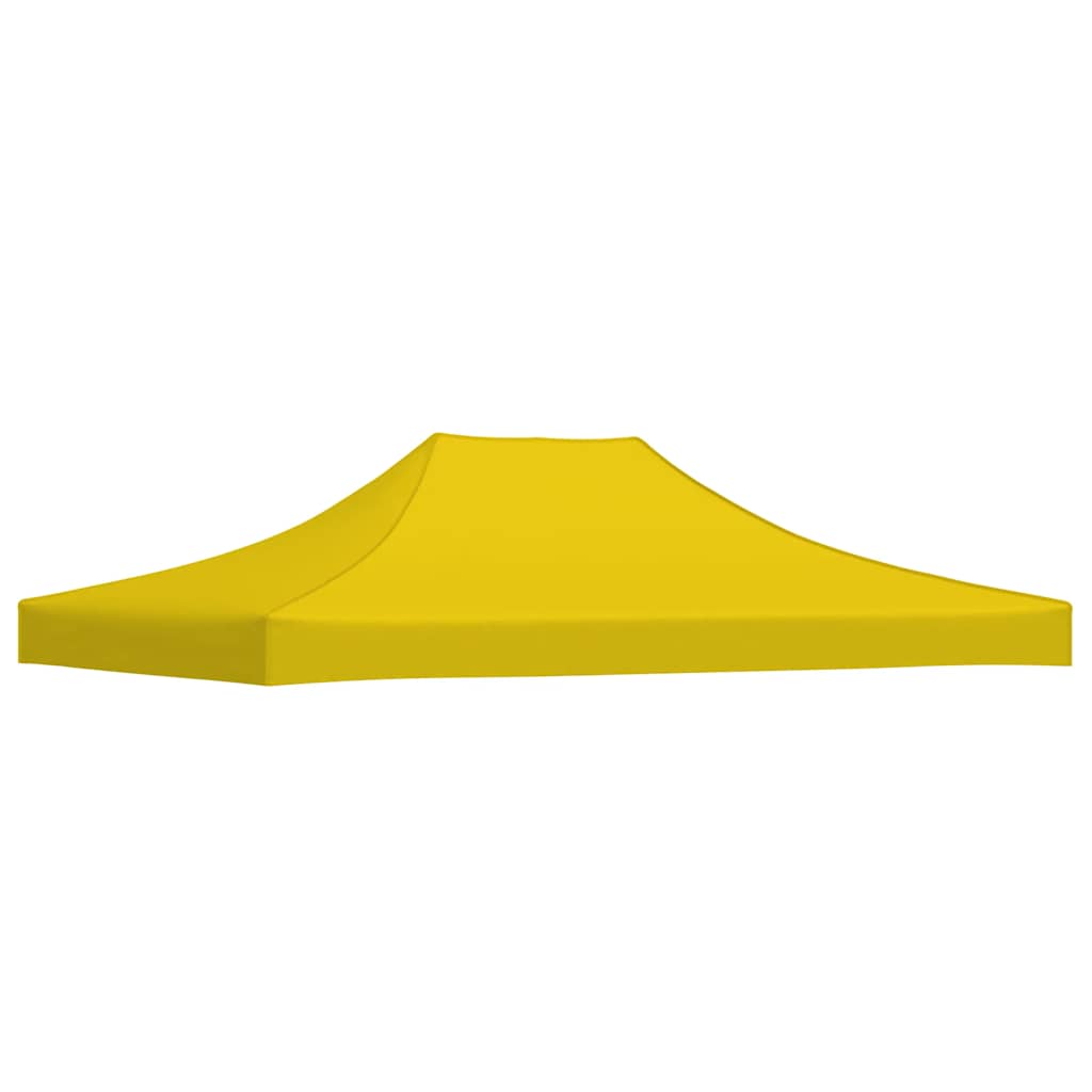 Partyzelt-Dach 4x3 m Gelb 270 g/m²