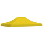 Partyzelt-Dach 4x3 m Gelb 270 g/m²