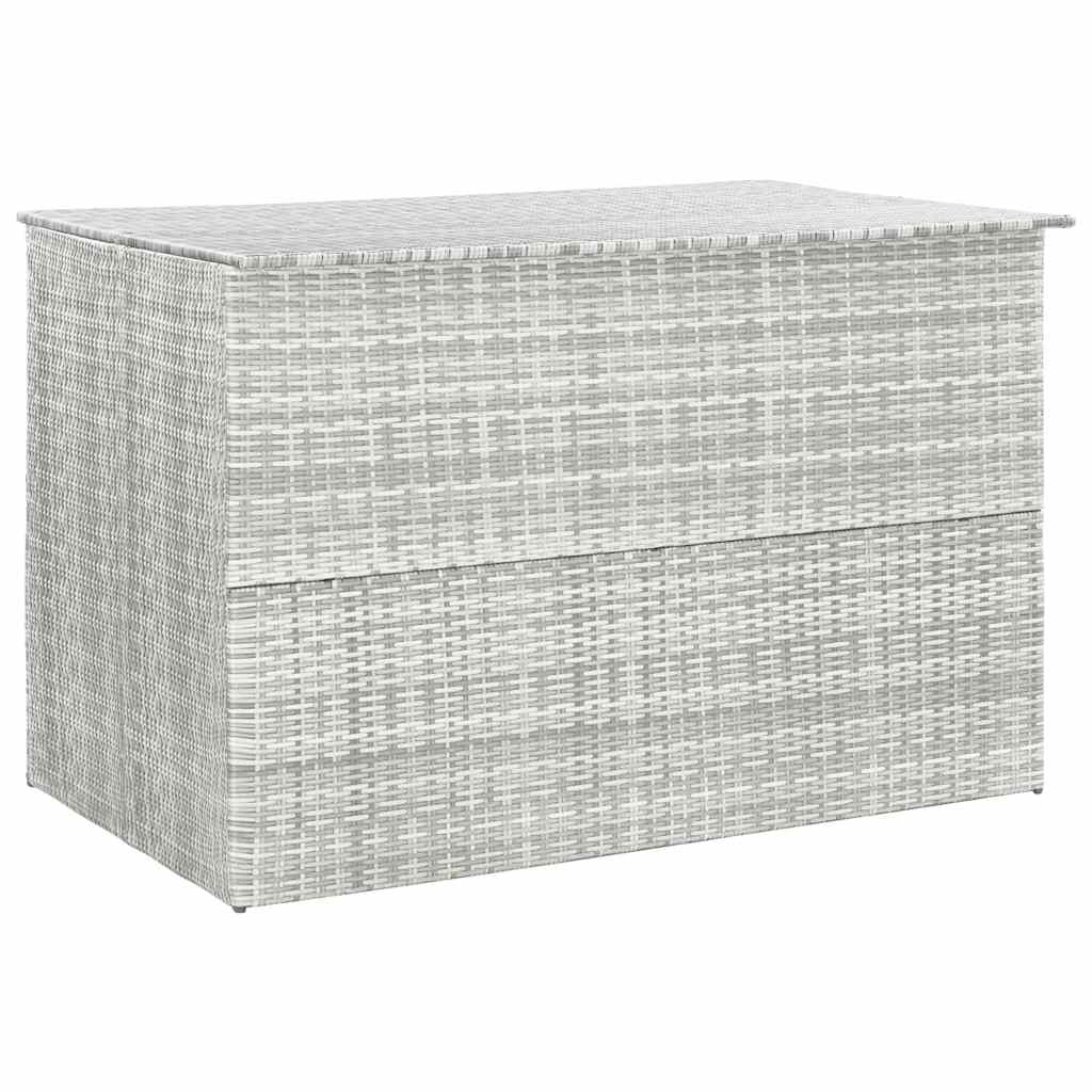 Garden-Auflagenbox Hellgrau 150x100x100 cm Poly Rattan