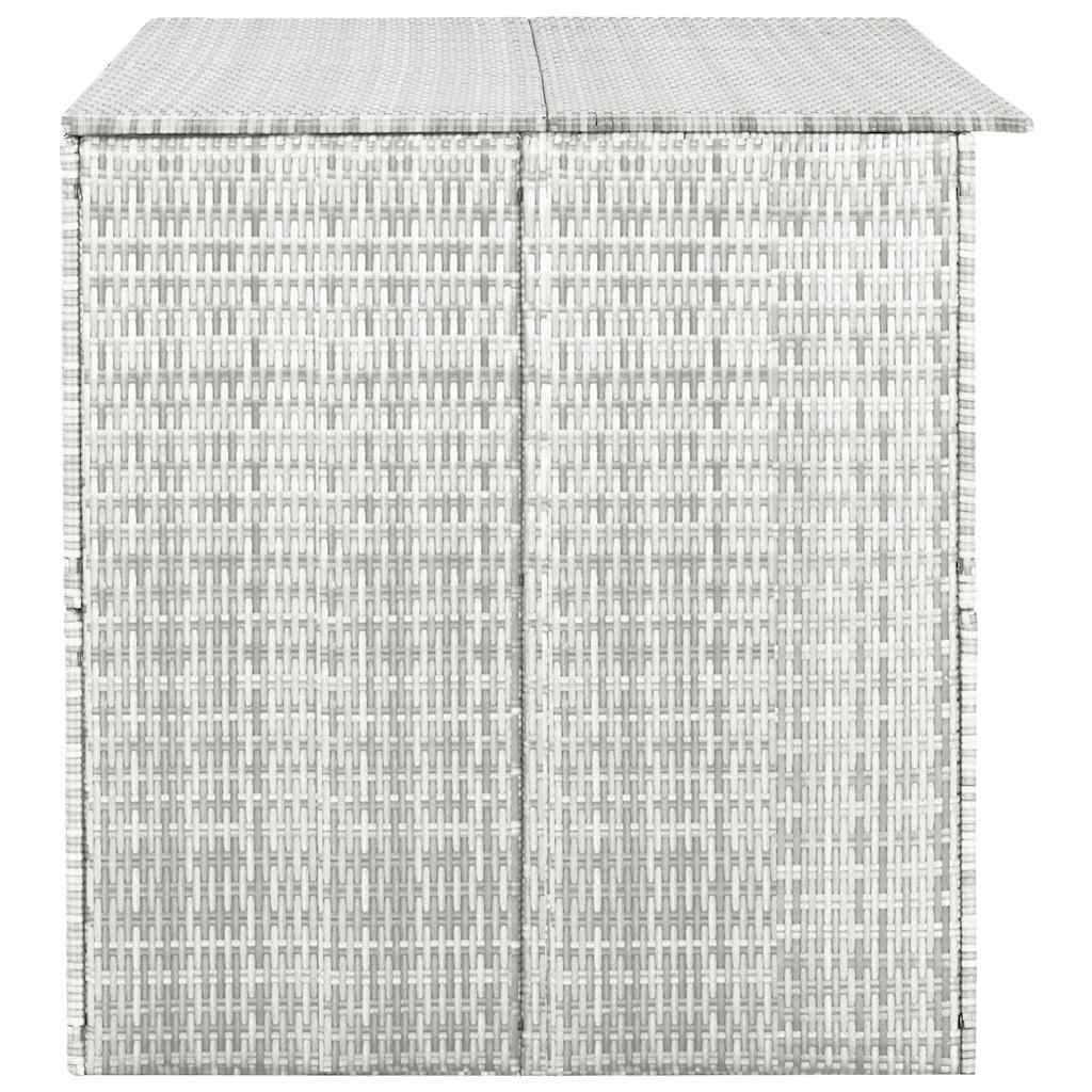 Garden-Auflagenbox Hellgrau 150x100x100 cm Poly Rattan