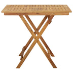 Klappbarer Gartentisch 90x90x75 cm Massivholz Akazie