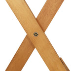 Klappbarer Gartentisch 90x90x75 cm Massivholz Akazie
