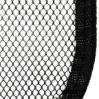 Faltbarer Welpenlaufstall mit Tragetasche Schwarz 145x145x61 cm
