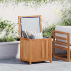 Gartenbox 60x50x58 cm Massivholz Teak