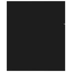 Waschbeckenunterschrank Schwarz 60x38,5x46 cm Holzwerkstoff