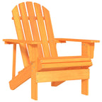 Adirondack-Gartenstuhl Massivholz Tanne Orange