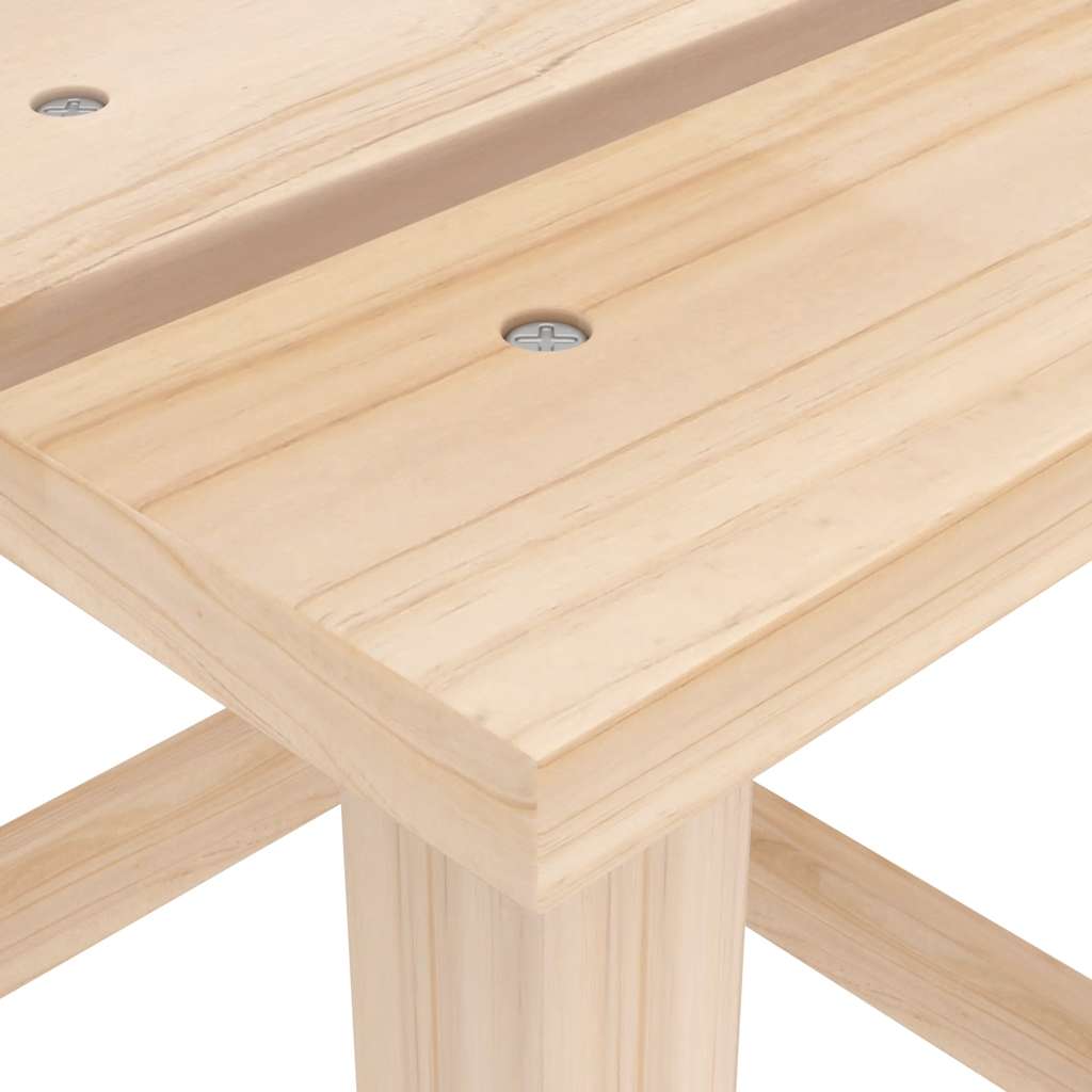 Adirondack-Gartenstuhl mit Tisch Massivholz Tanne
