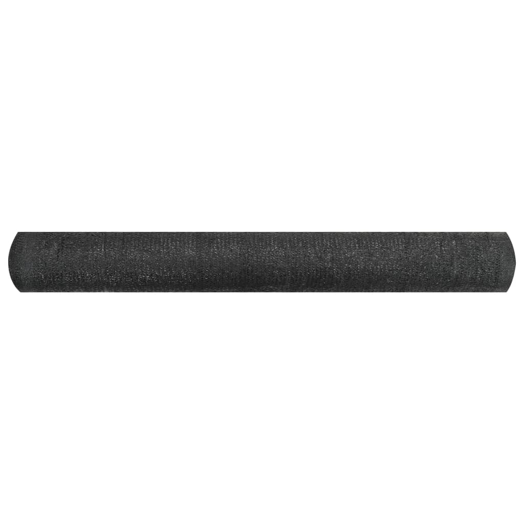 Zaunblende Schwarz 1,8x25 m HDPE 150 g/m²
