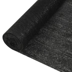 Zaunblende Schwarz 1,2x25 m HDPE 195 g/m²