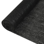 Zaunblende Schwarz 1,2x50 m HDPE 195 g/m²