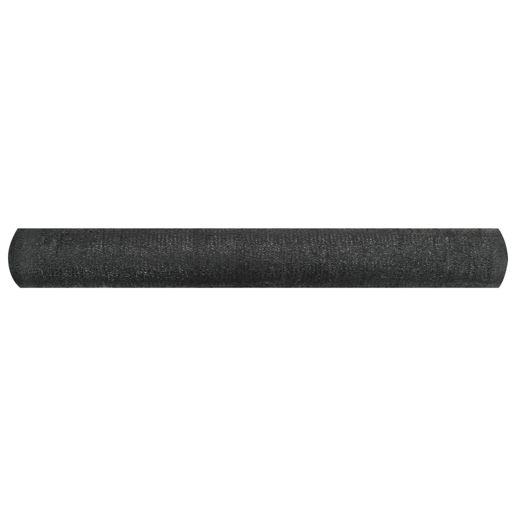 Zaunblende Schwarz 3,6x10 m HDPE 195 g/m²