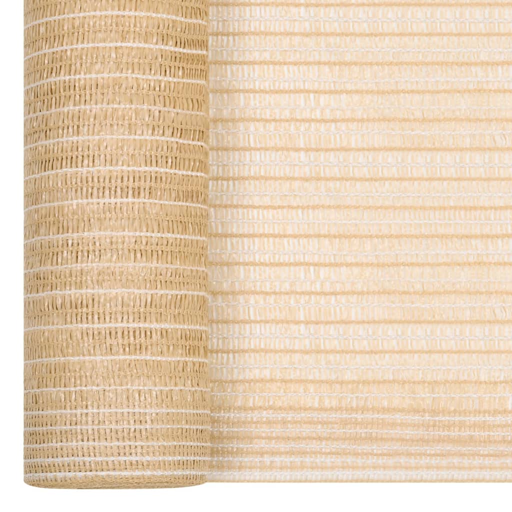 Zaunblende Beige 1,2x10 m HDPE 150 g/m²