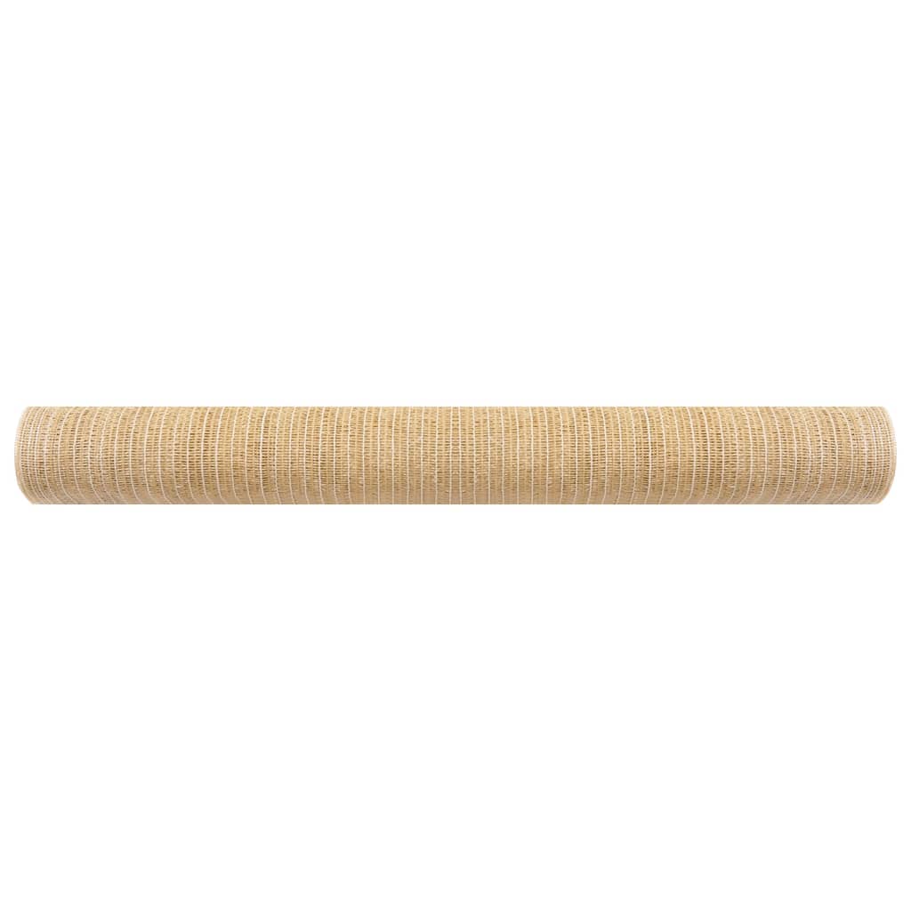 Zaunblende Beige 2x25 m HDPE 150 g/m²