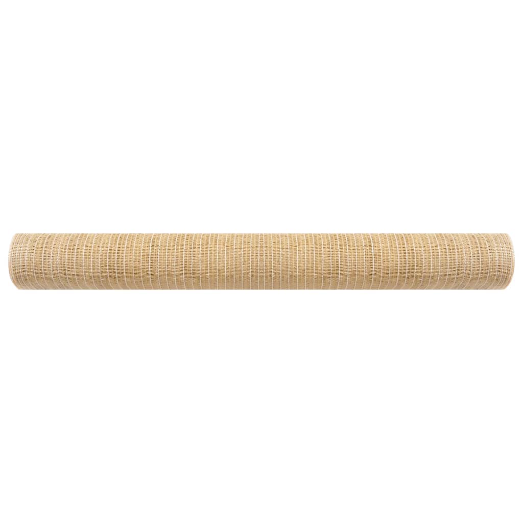 Zaunblende Beige 1x25 m HDPE 195 g/m²