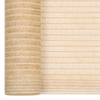 Zaunblende Beige 1,5x25 m HDPE 195 g/m²