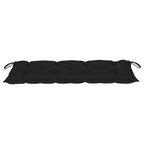 Gartenbank mit Auflage Bambus