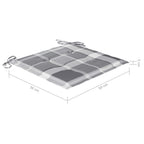 Garten-Essstühle 2 Stk. mit Kissen Massivholz Akazie