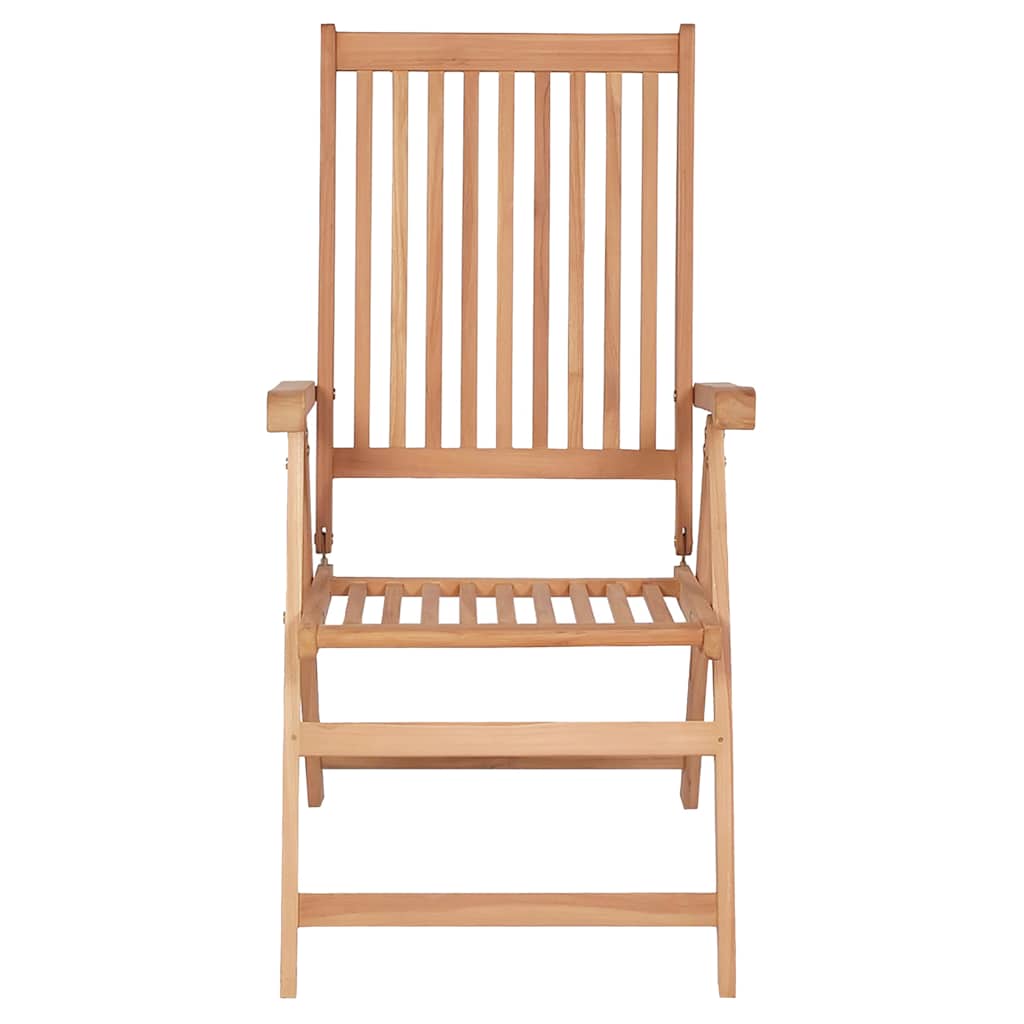 Verstellbare Gartenstühle 6 Stk. Massivholz Teak