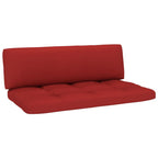 4-tlg. Paletten-Lounge-Set Weiß Imprägniertes Kiefernholz