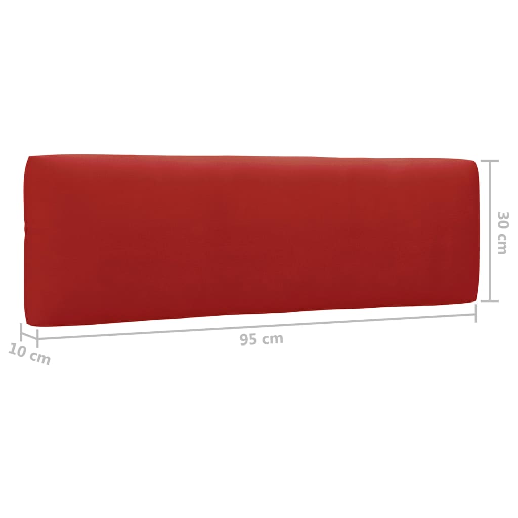 4-tlg. Paletten-Lounge-Set Weiß Imprägniertes Kiefernholz