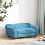 Hundesofa Türkis 72x45x30 cm Plüsch