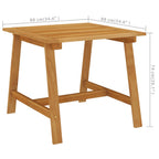 5-tlg. Garten-Essgruppe Hellgrau