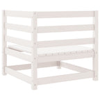 Garten-Ecksofa mit Kissen Massivholz Kiefer
