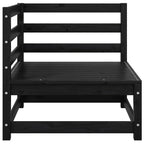 Garten-Ecksofa mit Kissen Massivholz Kiefer