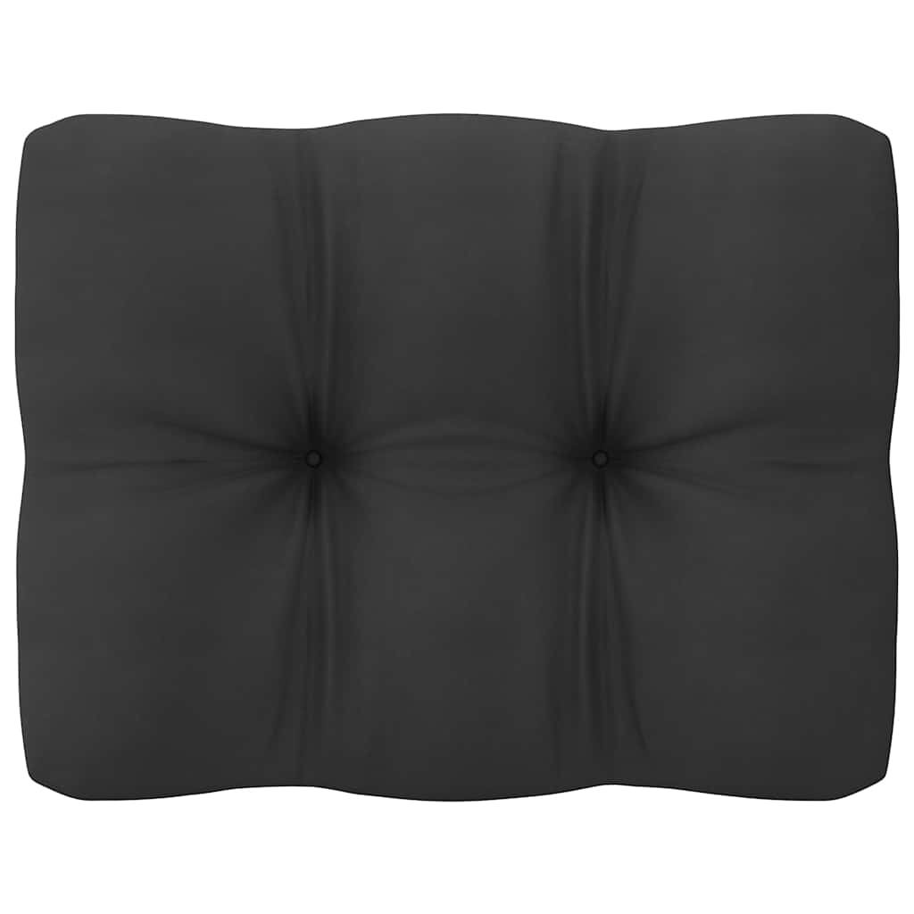 Gartensofa 2-Sitzer mit Kissen Kiefer Massivholz Weiß