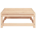 Gartenhocker mit Kissen 2 Stk. Massivholz Kiefer
