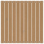 Garten-Fußhocker mit Kissen 2 Stk. Honigbraun Massivholz Kiefer